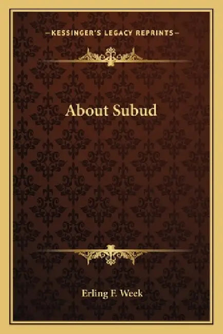 About Subud by Erling F. Week