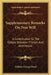 Supplementary Remarks On Free Will: A Contribution To The Debate Between Theism And Antitheism by William George Ward