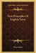 First Principles Of English Verse by Pierce Butler
