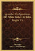 Speeches On Questions Of Public Policy By John Bright V1 by John Bright, James E. Thorold Rogers