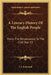 A Literary History Of The English People: From The Renaissance To The Civil War V2 by J. J. Jusserand