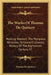 The Works Of Thomas De Quincey: Walking Stewart; The Marquess Wellesley; Schlosser's Literary History Of The Eighteenth Century V7 by Thomas de Quincey