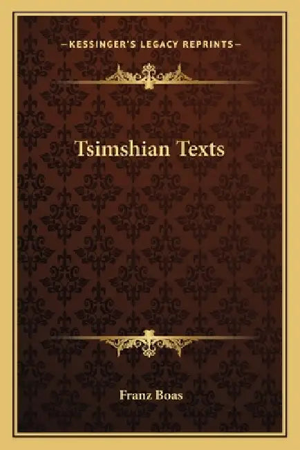 Tsimshian Texts by Franz Boas