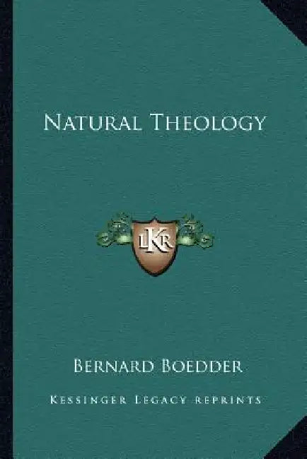 Natural Theology by Bernard Boedder