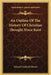 An Outline Of The History Of Christian Thought Since Kant by Edward Caldwell Moore