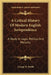 A Critical History Of Modern English Jurisprudence: A Study In Logic, Politics And Morality by George H. Smith