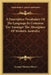 A Descriptive Vocabulary Of The Language In Common Use Amongst The Aborigines Of Western Australia by George Fletcher Moore