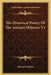 The Historical Poetry of the Ancient Hebrews V1 by Michael Heilprin