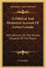 A Political And Historical Account Of Lower Canada: With Remarks On The Present Situation Of The People by A. Canadian