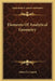 Elements Of Analytical Geometry by Albert E. Church