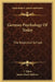 German Psychology Of Today: The Empirical School by T. Ribot, James Mark Baldwin