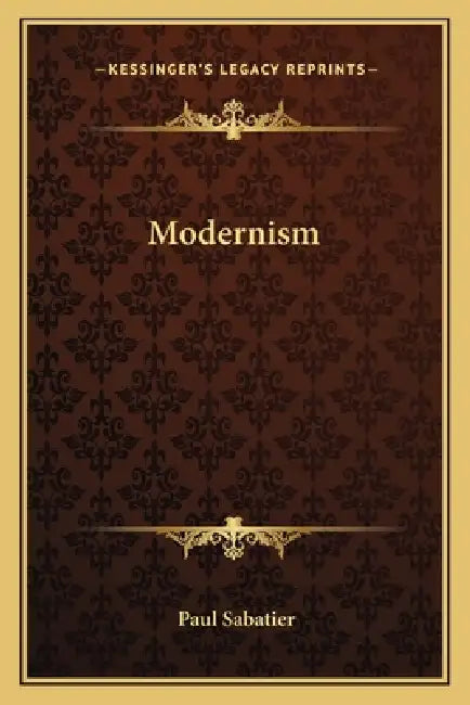 Modernism by Paul Sabatier
