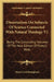 Dissertations On Subjects Of Science Connected With Natural Theology V1: Being The Concluding Volumes Of The New Edition Of Paley's Work by Henry Lord Brougham