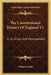 The Constitutional History Of England V1: In Its Origin And Development by William Stubbs
