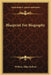 Blueprint For Biography by William Allan Neilson