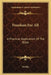 Freedom for All: A Practical Application of the Bible by Neville