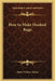 How to Make Hooked Rugs by Mary Perkins Taylor