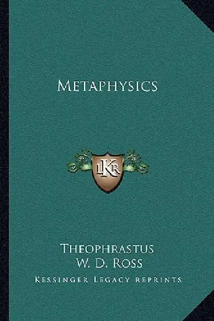 Metaphysics by Theophrastus, W. D. Ross, F. H. Fobes