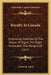 Royalty In Canada: Embracing Sketches Of The House Of Argyll, The Right Honorable, The Marquis Of Lorne by Charles R. Tuttle
