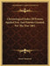 Chronological Index Of Patents Applied For, And Patents Granted, For The Year 1861 by Bennet Woodcroft