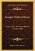 Bangor Public Library: Class List Literature, Except Fiction 1907 by Bangor Public Library