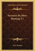Sermons By Jabez Bunting V1 by Jabez Bunting
