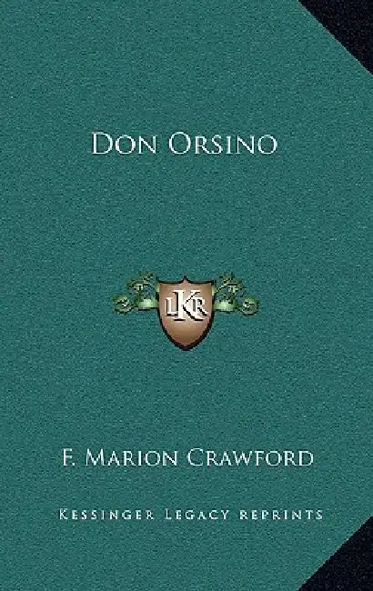 Don Orsino by F. Marion Crawford