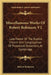 Miscellaneous Works Of Robert Robinson V2: Late Pastor Of The Baptist Church And Congregation Of Protestant Dissenters, At Cambridge by Robert Robinson