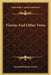Visions And Other Verse by Edward Robeson Taylor