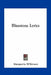 Bluestone Lyrics by Marquerite Wilkinson