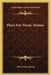 Plays For Poem-Mimes by Alfred Kreymborg