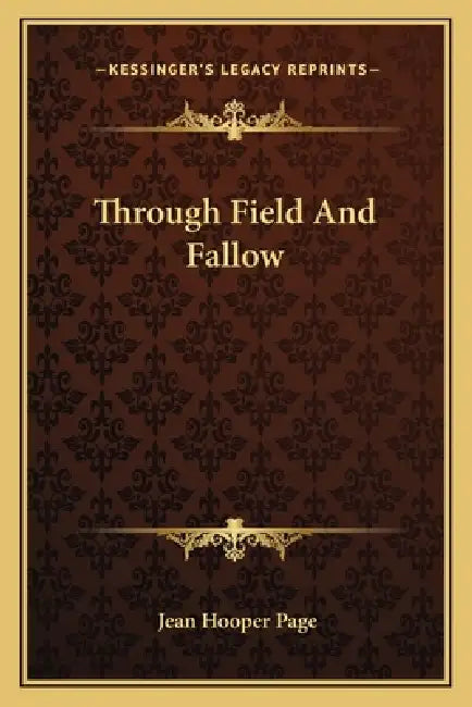 Through Field And Fallow by Jean Hooper Page