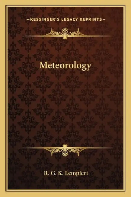 Meteorology by R. G. K. Lempfert