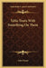 Table Traits With Something On Them by John Doran