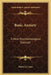 Basic Anxiety: A New Psychobiological Concept by Walter J. Garre