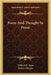 Form And Thought In Prose by Wilfred H. Stone, Robert Hoopes