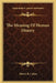 The Meaning Of Human History by Morris R. Cohen