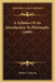 A Syllabus Of An Introduction To Philosophy (1899) by Walter T. Marvin