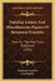 Familiar Letters And Miscellaneous Papers Of Benjamin Franklin: Now For The First Time Published (1833) by Benjamin Franklin, Jared Sparks