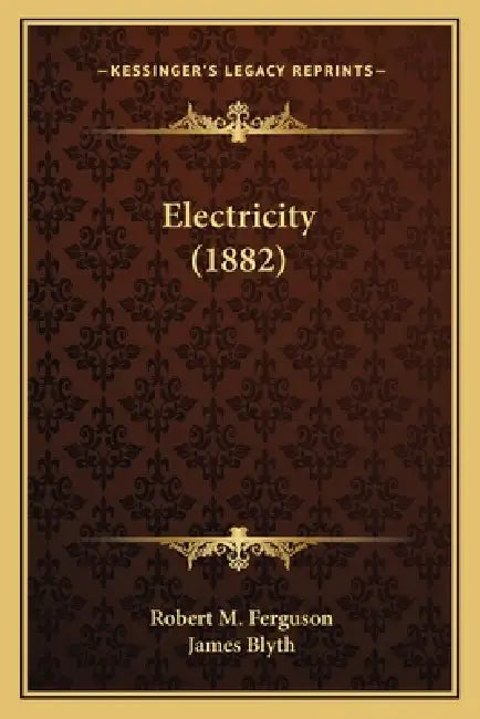 Electricity (1882) by Robert M. Ferguson, James Blyth
