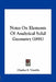 Notes On Elements Of Analytical Solid Geometry (1891) by Charles S. Venable