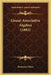 Linear Associative Algebra (1882) by Benjamin Peirce