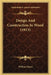 Design and Construction in Wood (1913) by William Noyes