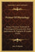Primer Of Physiology: Being A Practical Textbook Of Physiological Principles And Their Applications To Problems Of Health (1920) by John W. Ritchie