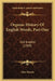 Organic History Of English Words, Part One: Old English (1909) by John Morris