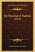 The Meaning Of Baptism (1914) by Charles Clayton Morrison