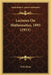 Lectures On Mathematics, 1893 (1911) by Felix Klein