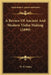 A Review Of Ancient And Modern Violin Making (1899) by W. W. Oakes
