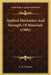 Applied Mechanics And Strength Of Materials (1906) by A. B. Clemens
