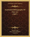 Annotated Bibliography Of Fine Art (1897) by Russell Sturgis, Henry Edward Krehbiel, George Iles